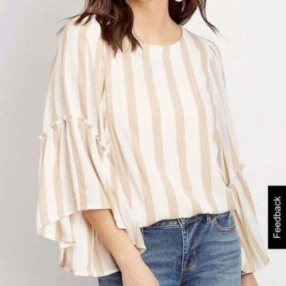 Maurices Women's blouse shirt top XS stripe Rare discontinued - Picture 1 of 2